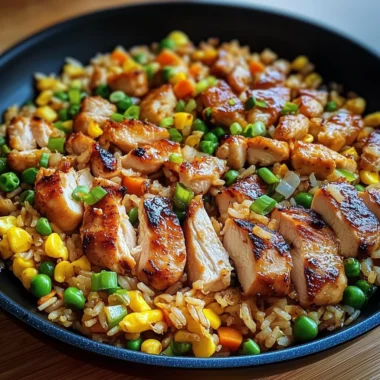 Epic Garlic Soy Chicken Fried Rice Skillet