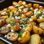 Greek Roast Potatoes With Lemon And Feta