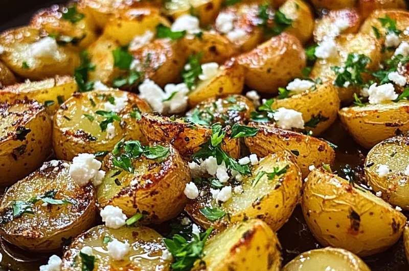 Greek Roast Potatoes With Lemon And Feta