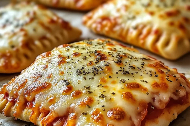Homemade Easy Cheesy Pizza Pockets
