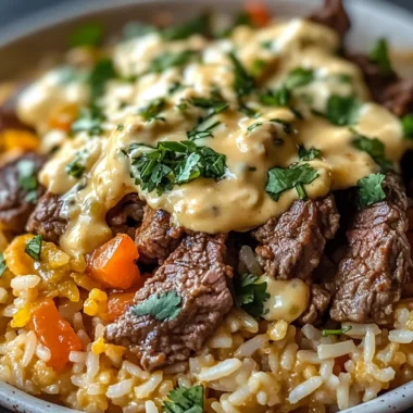 Irresistible Steak & Queso Rice for a Cozy Tex-Mex Night