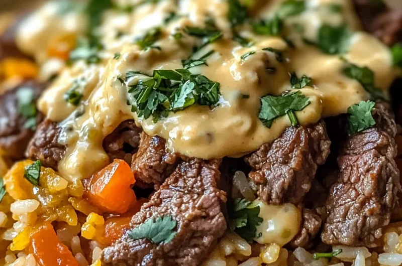 Irresistible Steak & Queso Rice for a Cozy Tex-Mex Night