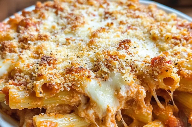 Olive Garden Five Cheese Ziti Al Forno Copycat (Video)
