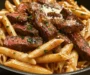 One-Pan Bold Honey BBQ Steak Penne