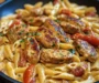 One-Pan Creamy Cajun Chicken and Sausage Pasta