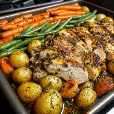 One-Pan Herb Roasted Chicken Breast with Veggies