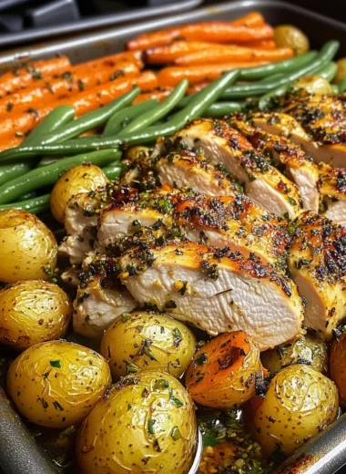 One-Pan Herb Roasted Chicken Breast with Veggies