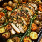 One-Pan Herb Roasted Chicken Breast with Veggies