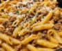 One-Pot Creamy Beef and Garlic Butter Pasta