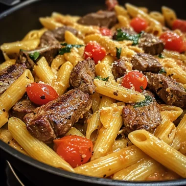 One-Pot Zesty Steak Pasta
