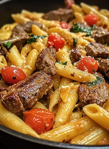 One-Pot Zesty Steak Pasta