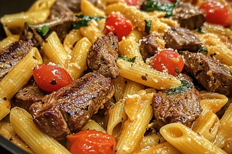 One-Pot Zesty Steak Pasta