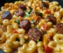 One-Skillet Smoky Cajun Sausage & Cheese Mac