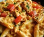 One Pot Creamy Cajun Chicken Penne