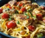 One Pot Spicy Cajun Chicken Alfredo Skillet
