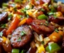One Skillet Bold Honey BBQ Sausage Rice