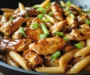 Sticky Honey Garlic Chicken Penne Skillet (Easy 30-Minute Dinner)