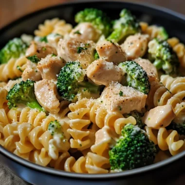 Super Creamy Chicken & Broccoli Pasta Twist