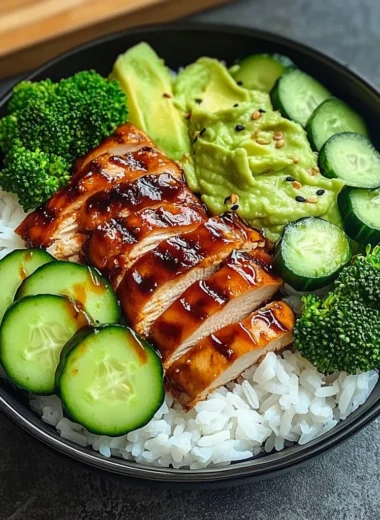 Ultimate BBQ Chicken Rice Bowl Healthy Flavor-Packed