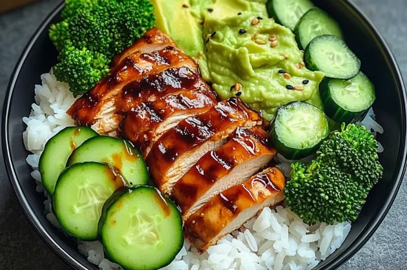 Ultimate BBQ Chicken Rice Bowl Healthy Flavor-Packed