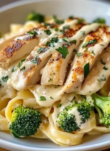 Ultimate Creamy Chicken Alfredo with Broccoli