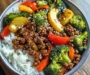Ultimate Spicy Ground Beef & Veggie Power Bowl