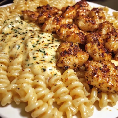 Velveeta Alfredo Chicken Rotini in Cajun Garlic Butter