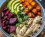 Vibrant Harvest Buddha Bowl with Roasted Roots, Avocado & Silky Tahini