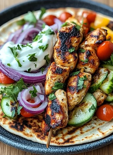 Ultimate Garlic Cream Chicken with Roasted Potatoes & Juicy Tomatoes