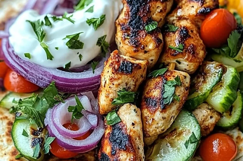 Ultimate Garlic Cream Chicken with Roasted Potatoes & Juicy Tomatoes